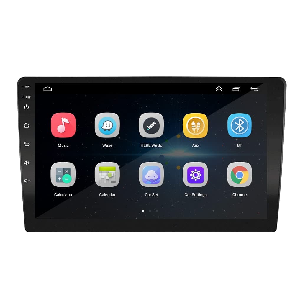 LEXXSON 9 inch Android 9.1 Car Radio 1024x600 GPS Navigation Bluetooth USB Player 1G DDR3 + 16G NAND Memory Flash
