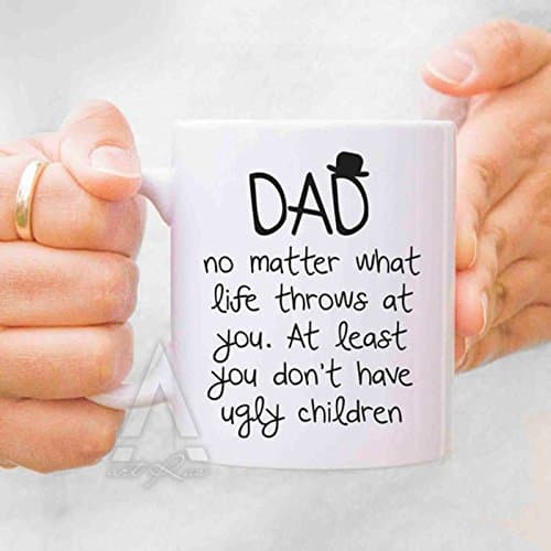 Yamogg Valentines day gift, Fathers day gift from daughter, fathers day mugs, dad mug, dad gifts from daughter, gifts for dad, new fathers MU138