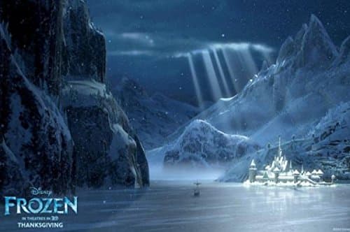 Frozen Movie Wall Poster Home Bedroom Decor Landscape Posters Pictures 18x12inch Elsa