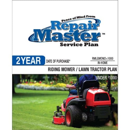 Repair Master 2-Yr Date of Purchase Riding Mower/Tractor - Under $1000