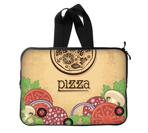 Custom Special Design Tasty Foods Pattern New Laptop Sleeve 13 Inch Twin Sides