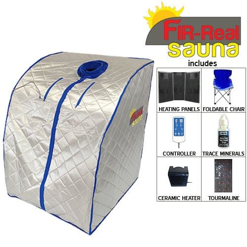 Portable Infrared Sauna, Vita Activate 3rd Generation Dry Sauna Easy to Use and Compact