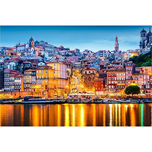 Jigsaw Puzzle Wooden Portuguese Landscape Puzzle 500/1000/1500/2000/3000/5000 Pieces Adult Educational Toy Gift Home Decoration 0319 (Size : 1500 Pieces)