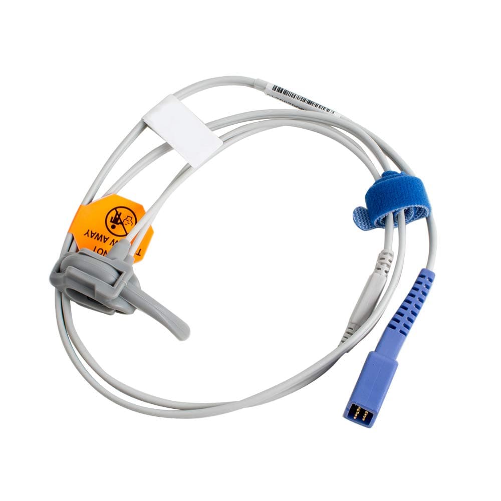 Denshine Neonate Baby Soft Wrap Spo2 Sensor 3ft 9 Pins for New Nellcor DS 100A, Pack of 1