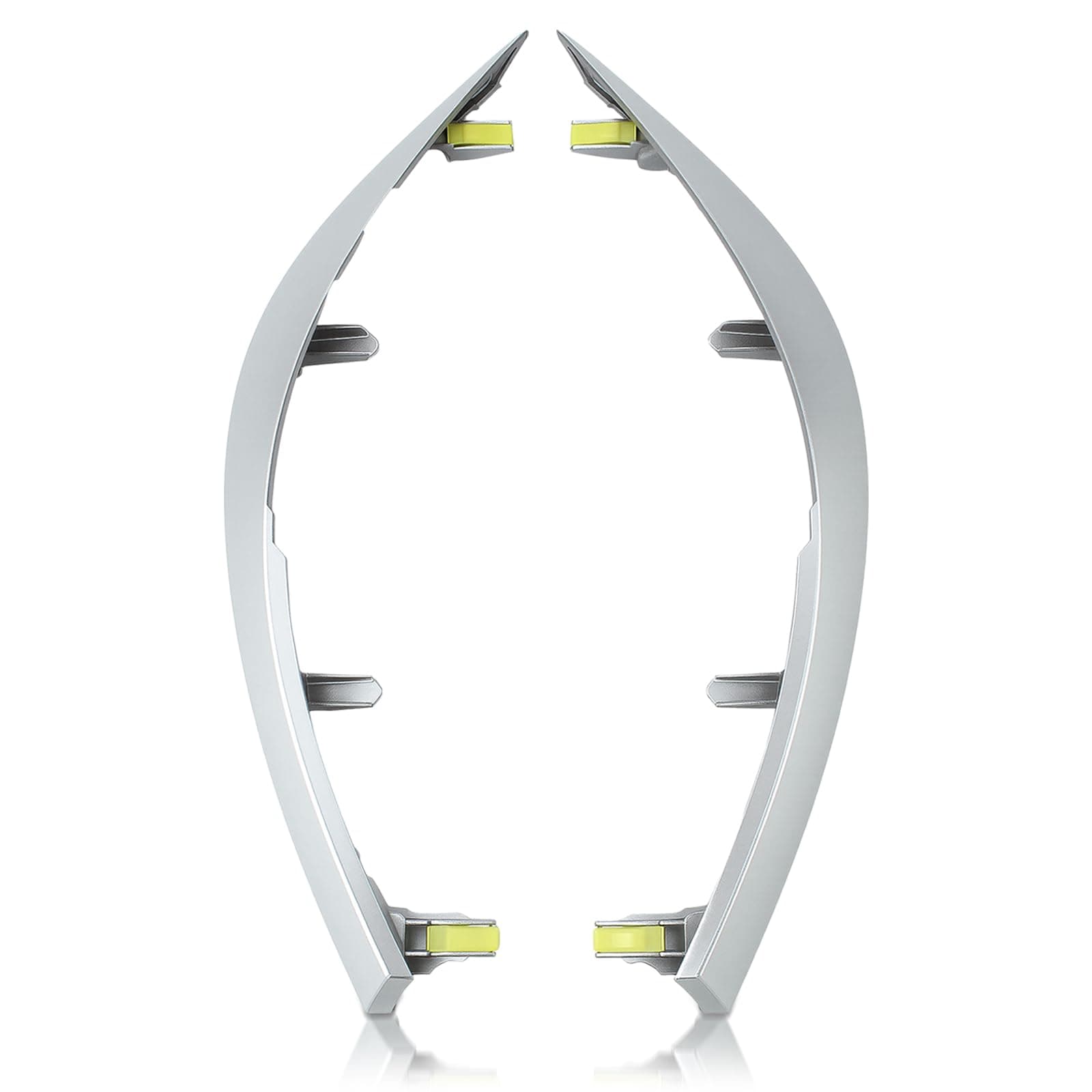 AUTOKAY Central Dashboard Cover Strip Trim Left and Right Upper Side for Toyota Corolla 2008-2013 55435-02370 55436-02330Center Dash Navigation Side A/C Outlet Air Vent Panel Strip, 1 Pair