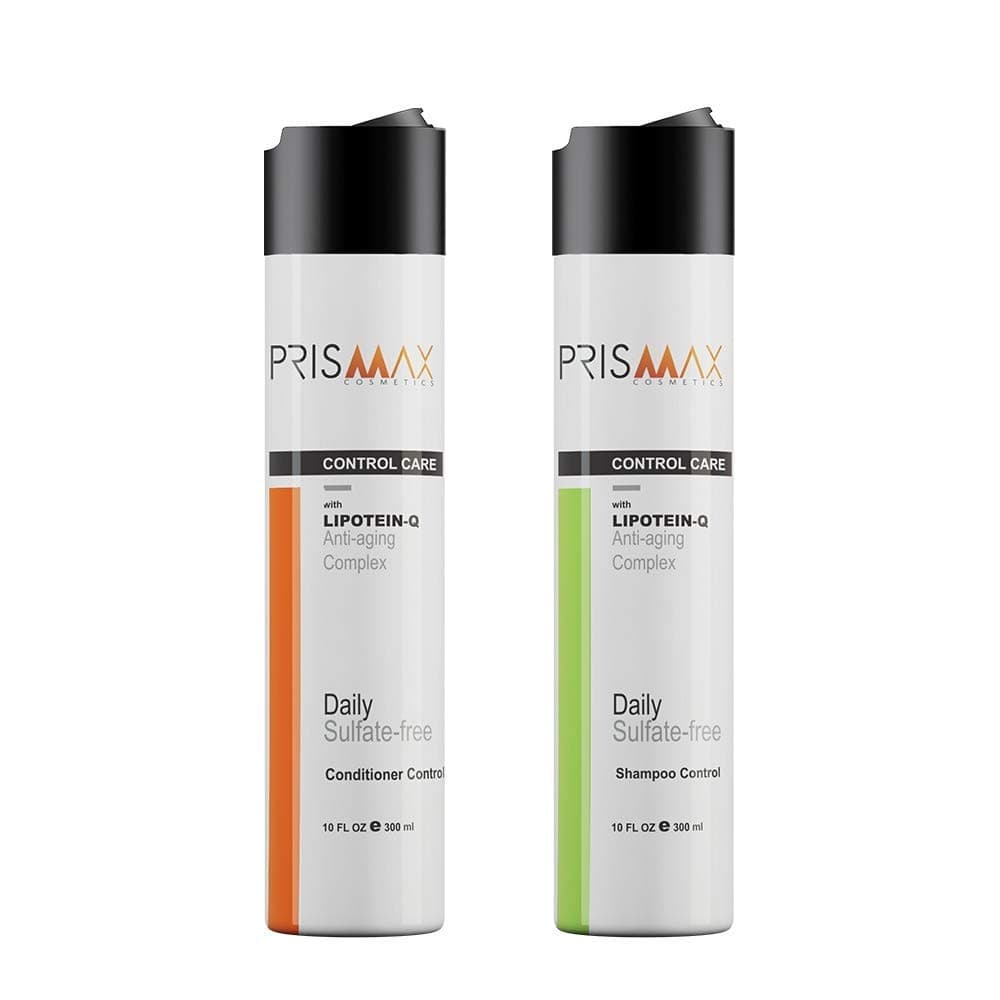 PrismaxControl Keratin Sulfate-Free Shampoo and Conditioner - 10oz