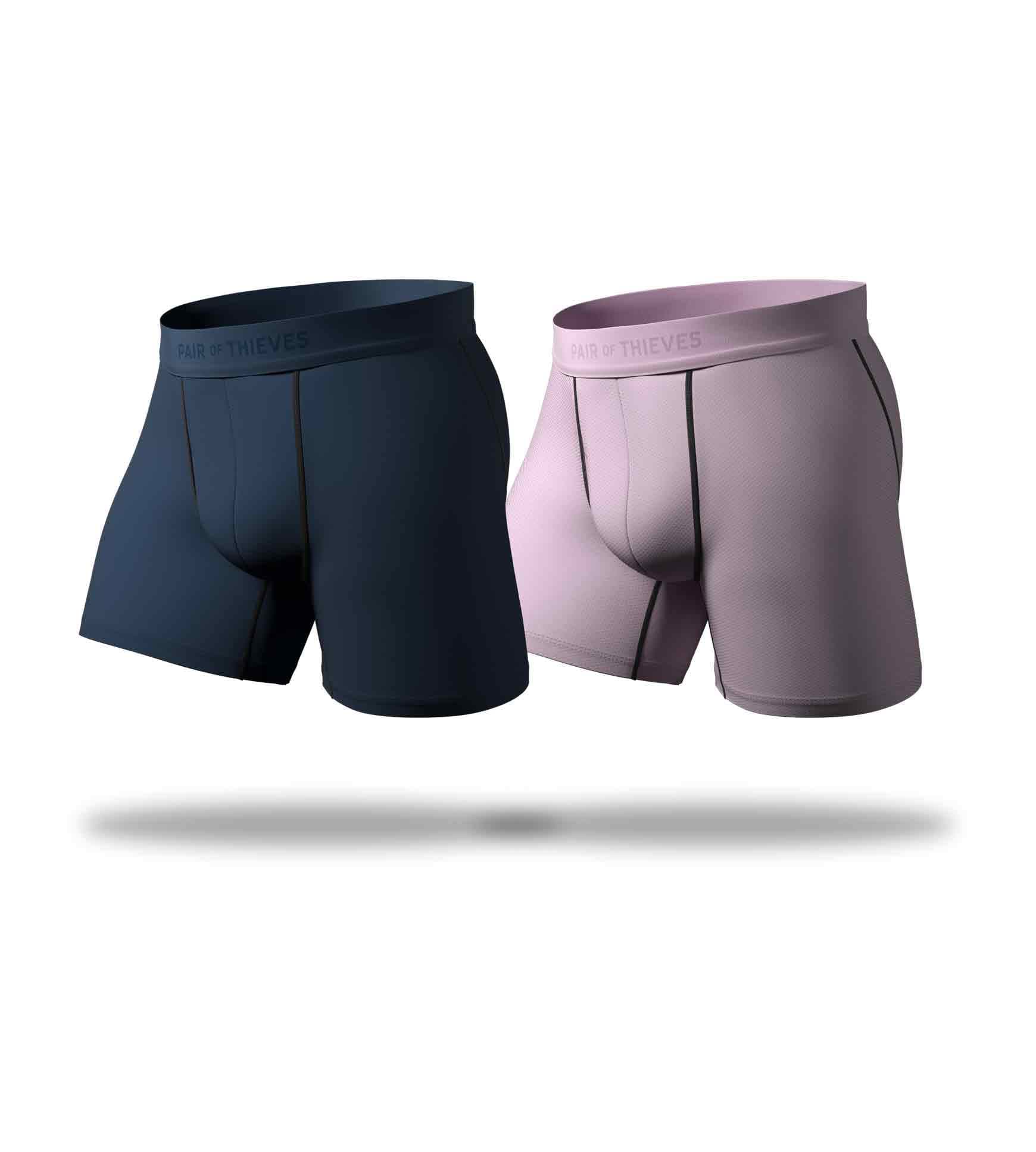 Pair of ThievesMen's Hustle Boxer Briefs - 2 Pack Performance Athletic Underwear for Men
