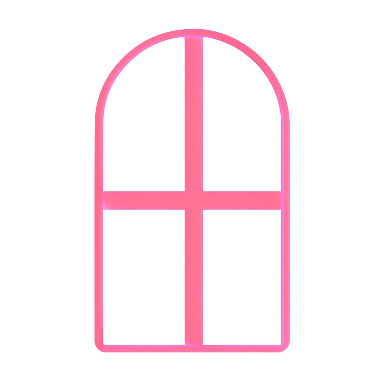 LissieLou Window Arch Shape Icing Fondant Cookie Cutter - 7cm