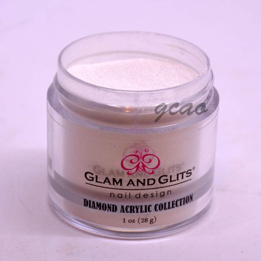 Glam Glits Acrylic Powder 30ml White Glaze DAC90