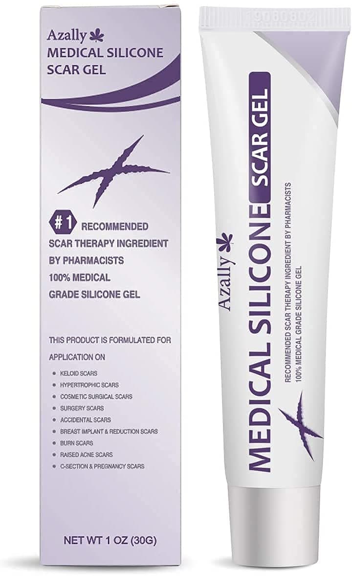 Advanced Scar Gel - Serum Reduces Old & New Scars - Best Treatment for Burns, Cuts, Acne Spots & Stretch Marks