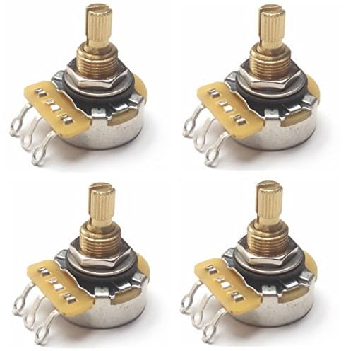 CTS TAOT CUSTOM 525K SHORT Shaft Audio Potentiometers - 5% Tolerance - Set of 4 (4X)