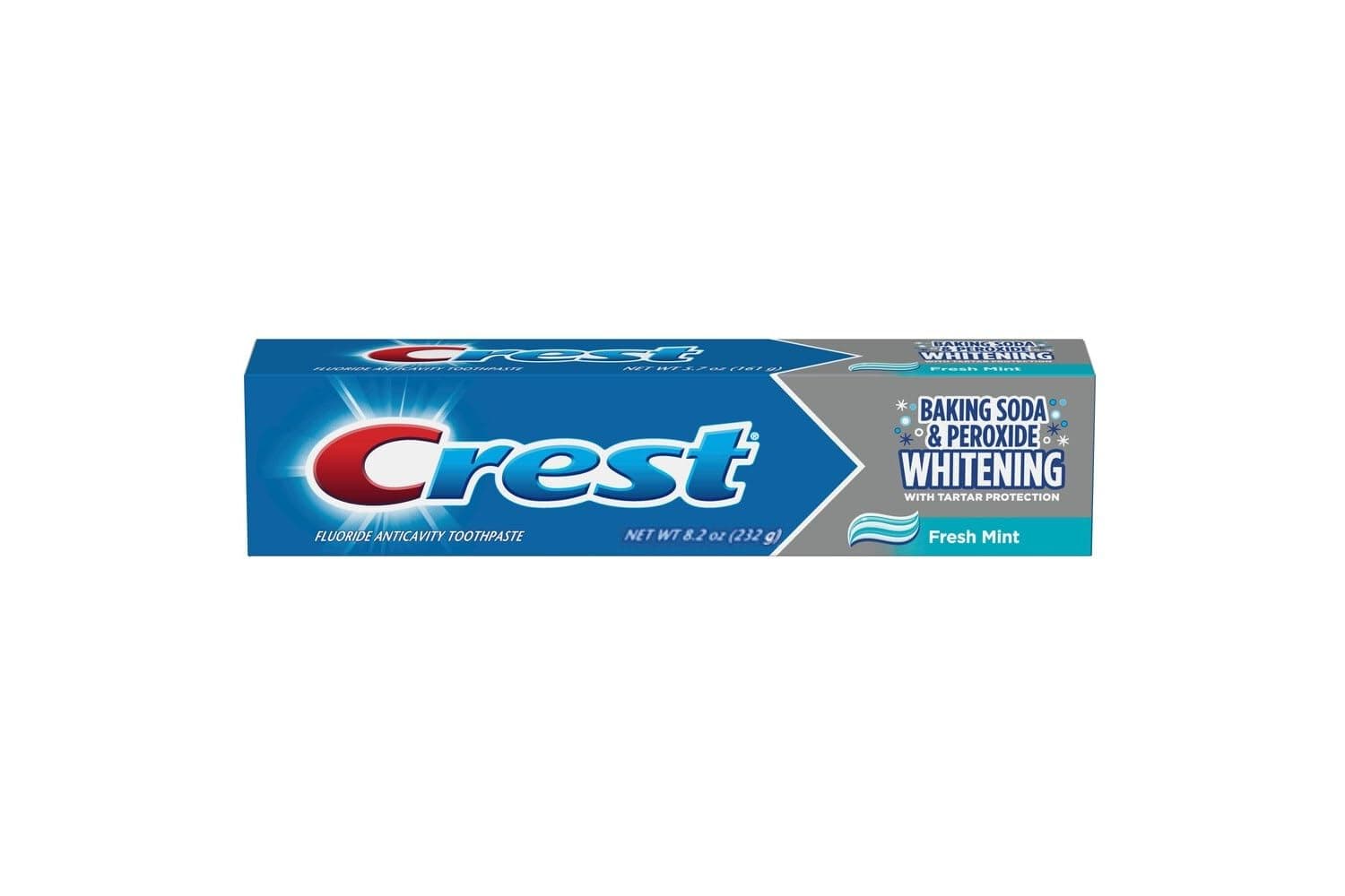 Bspx Whitening8.2 Size 8.2z Crest Baking Soda & Peroxide Toothpaste W/Tartar Control Fresh Mint