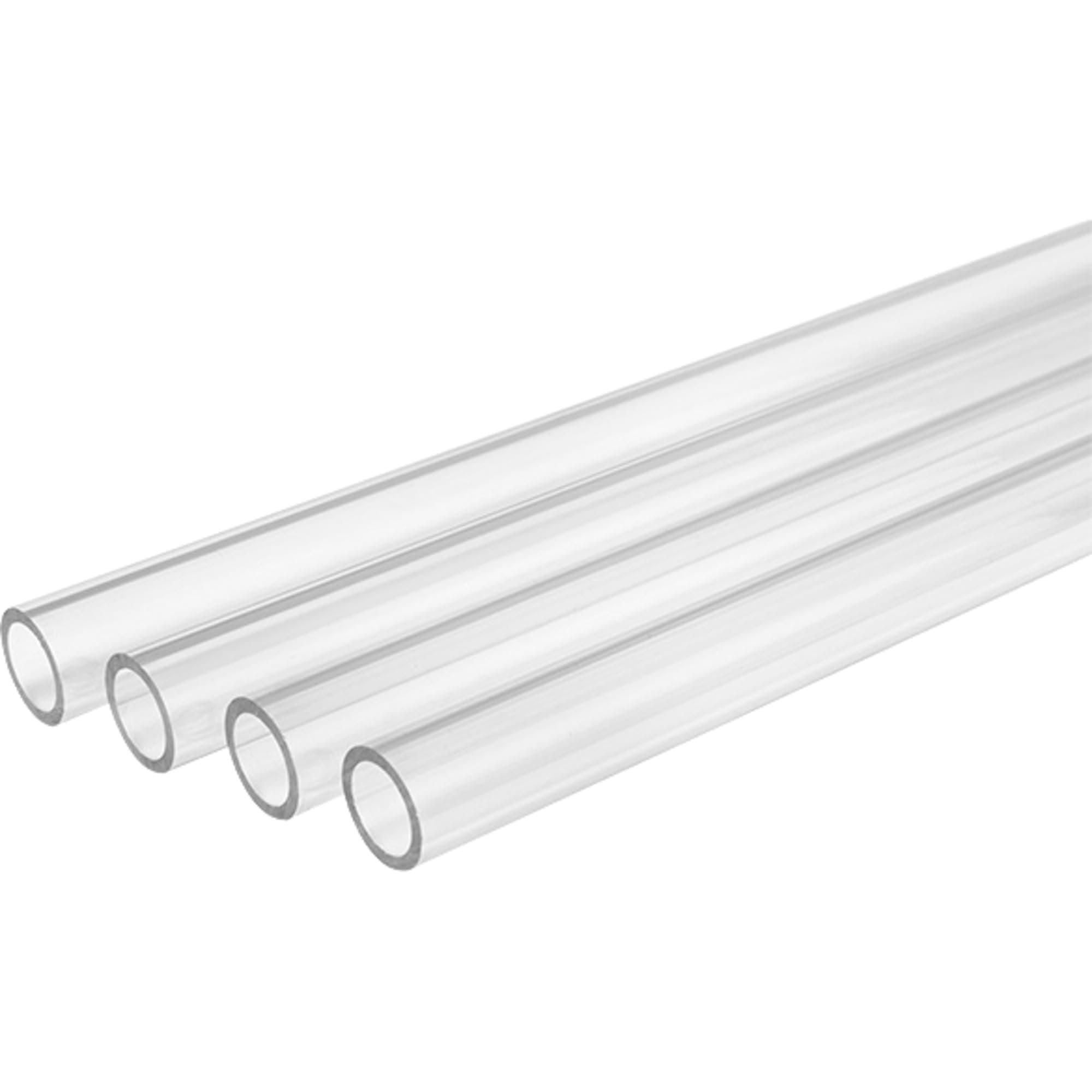 Liquid Cooling System 5/8-Inch 16 mm OD 500 mm V-Tubler PETG Tube - Transparent (Pack of 4)