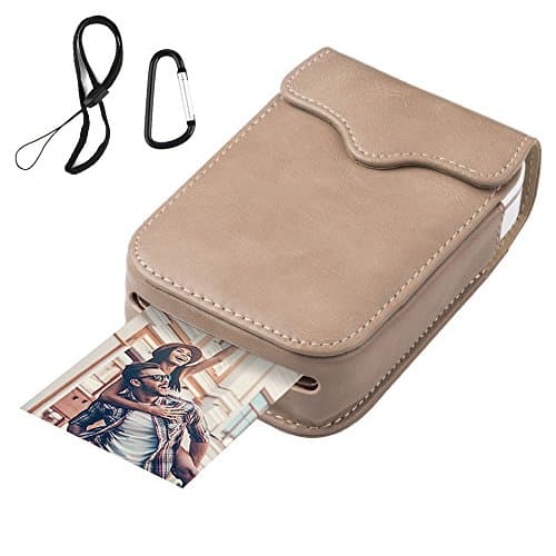 Portable Leather Case for HP Sprocket Portable Photo Printer/Polaroid Zip Wireless Mobile Photo Mini Printer,Navy