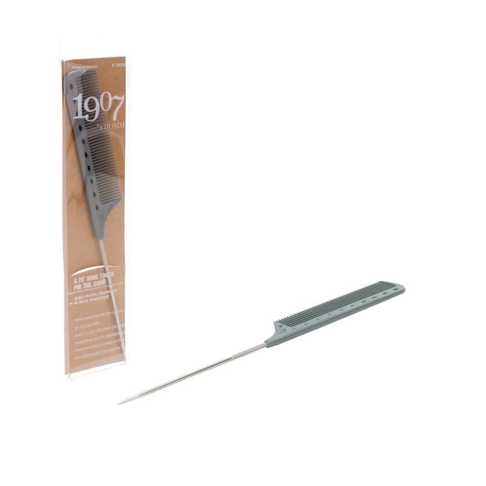 1907 by Fromm Wide Tooth Pin Tail Hair Comb 8.75 Inch