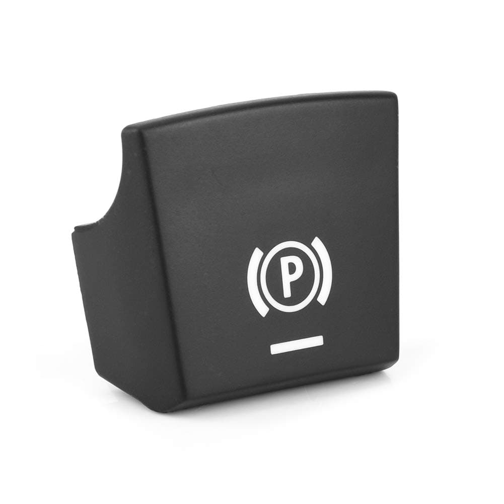 Car Switch Button Sticker Cover, Car Handbrake Parking Brake Switch Button Sticker Cover accessories for 5 series/6 series/X3/X4 F10 F11 F18 F06 F12 F13 F25 F26 2009-2013 61312822518