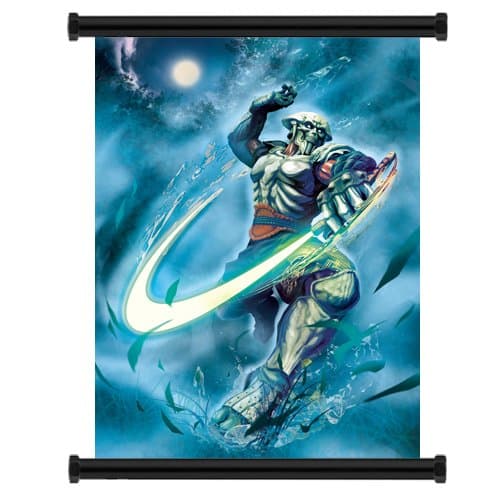 Street Fighter X Tekken Yoshimitsu Game Fabric Wall Scroll Poster (16"x22") Inches
