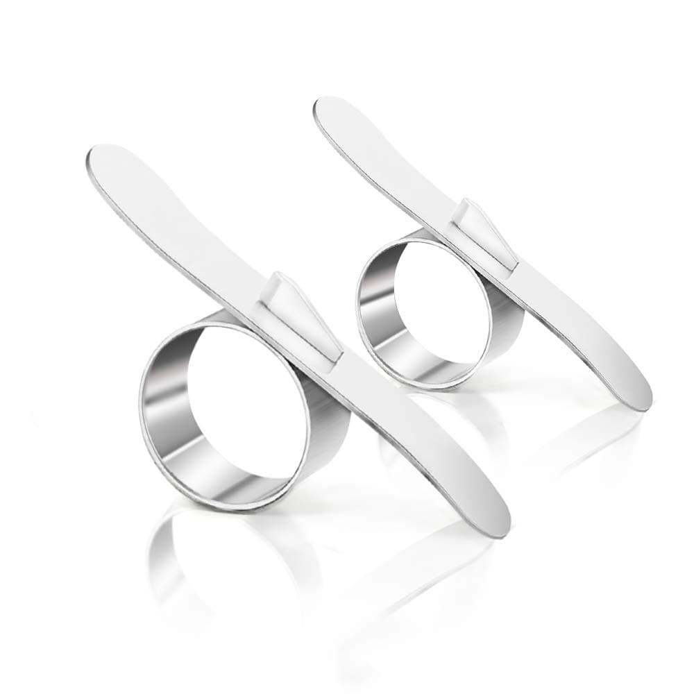 Orange Peelers,Set of 2 Round Stainless steel Affordable Orange Peeler Tool, Kitchen Accessories Knife Cooking Tool Kitchen Gadget By Korty