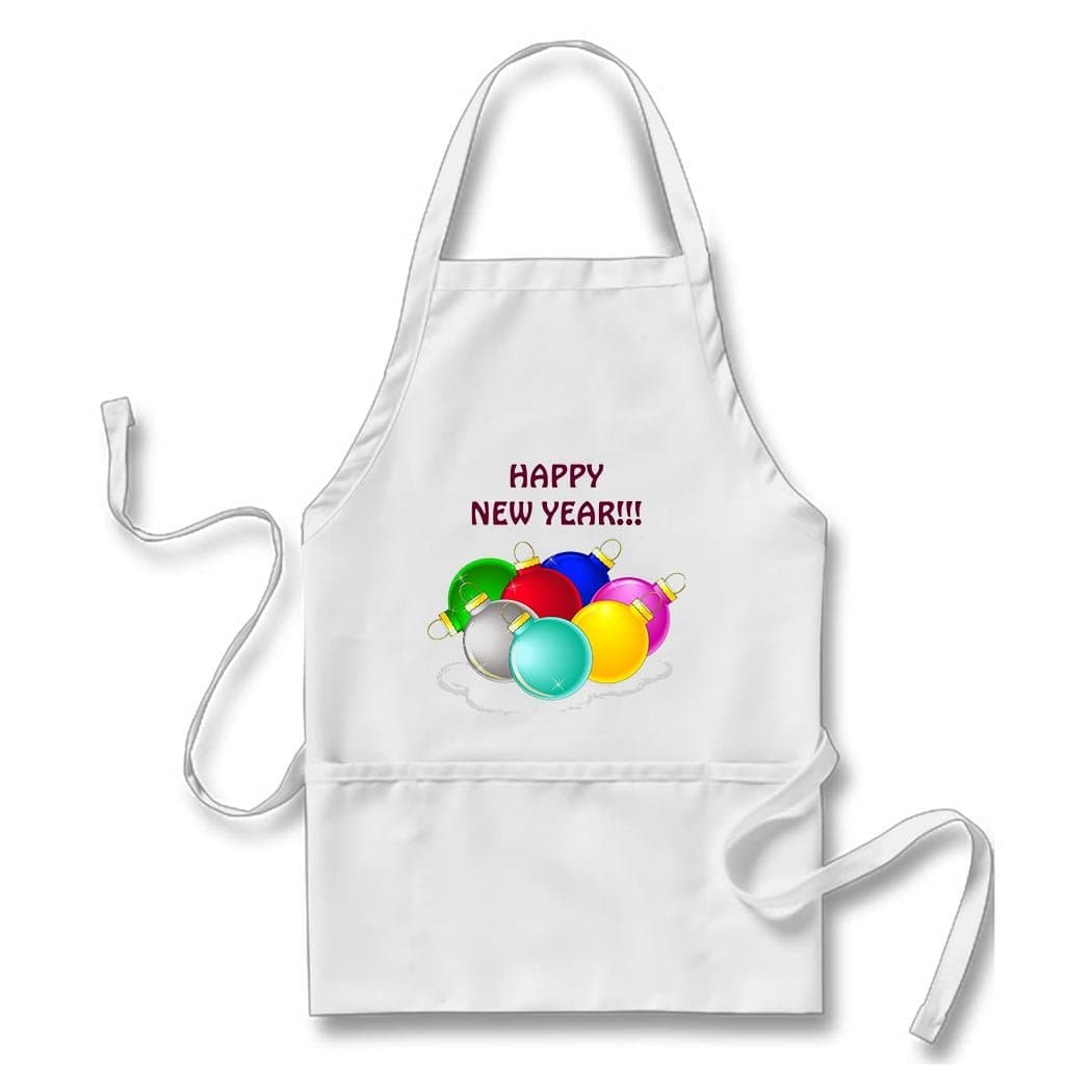 ShowMore Art Apron Happy new year!!! 2013 Vintage Apron