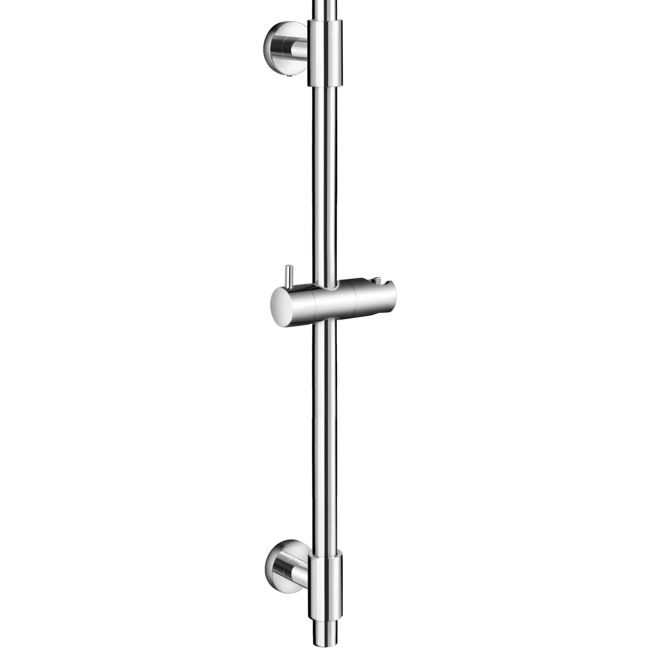 KES F209S78-PS Shower Bar Tap Shower Bar 18/8 Stainless Steel Shower Bracket with Holder Shower Head 78 cm Adjustable Polished Wall