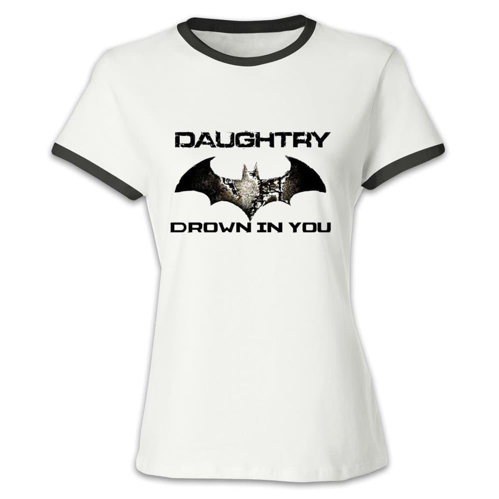 Women's Daughtry O Neck Short Sleeve Color Block T-Shirt Black US Size L