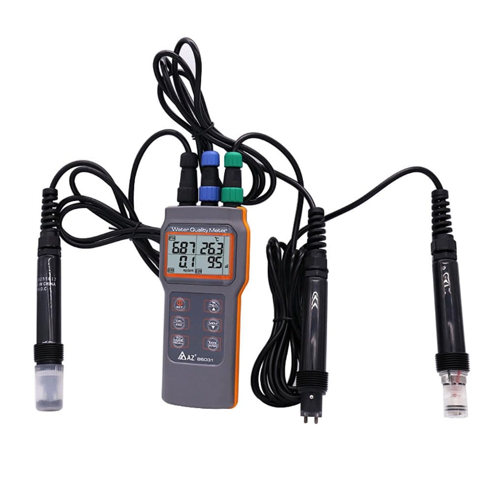 HOJILA AZ86031 Digital Water Quality Meter, 6 in 1 pH/TDS/DO/EC/Salt/Temp Meter, Professional Water Tester for Drinking Water, Pool, Aquariums etc