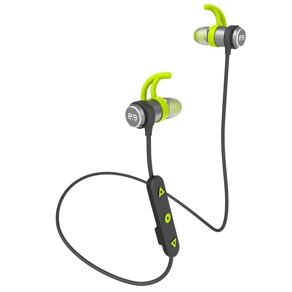 PureGear PureBoom in-Ear Bluetooth Premium Sound Headphones Wireless Sport Earbuds w/Mic, IPX4 Sweat and Water Resistant, Universal Fit, 8 Hours Battery, Magnetic Auto On-Off Technology