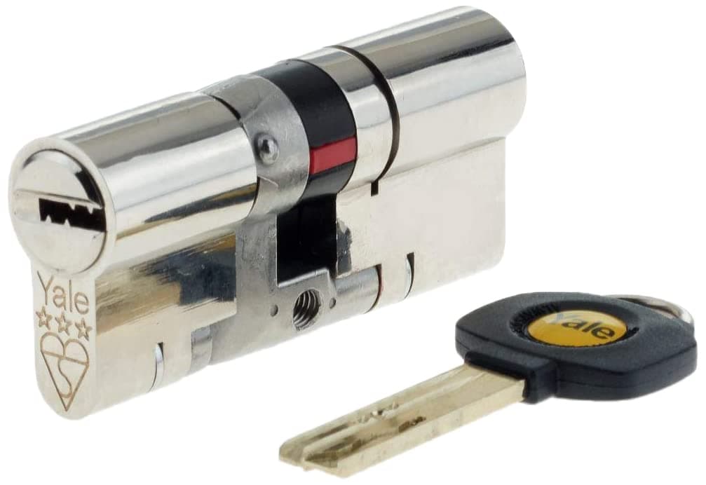 B-YS3-3535N Anti-Snap 3 Star Euro Double Cylinder, High Security, 35:35 (70mm), Nickel Finish