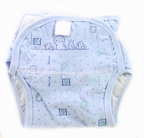 Fairy Baby Baby Cloth Nappies Breathable Comfortable Cotton Cute Cartoon Size M/L/XL(Blue,Size M)