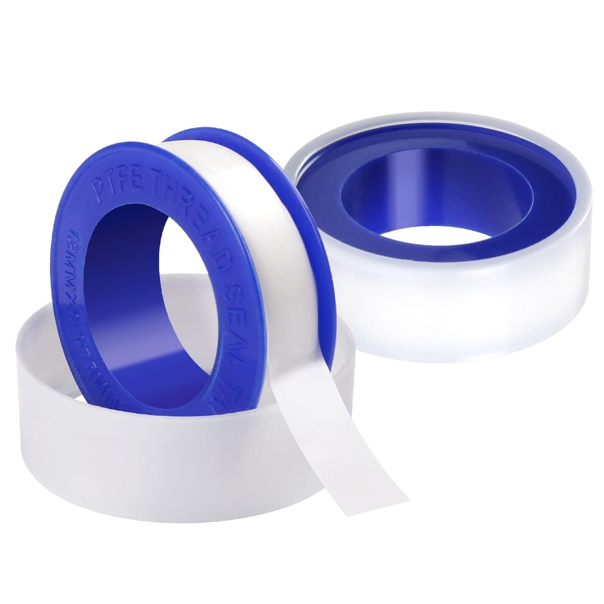 PTFE Pipe Slealant Teflon Seal Tape Plumbers Tape, Theard Flex Seal Waterproof Sealing Plumbers Tape Plumbing White Sealant for Shower, Pipes, Tap 12mm x 10m (2 pack)