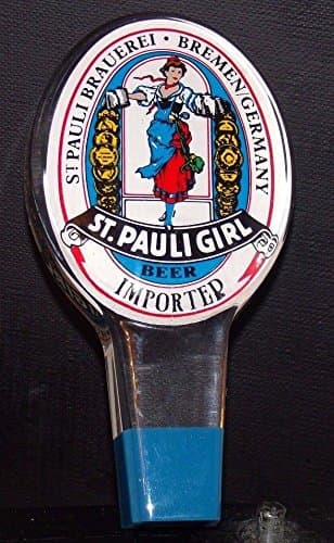 St.Pauli Girl 7 inch Mini Shot Gun Style Signature Tap Handle Beer Keg Marker