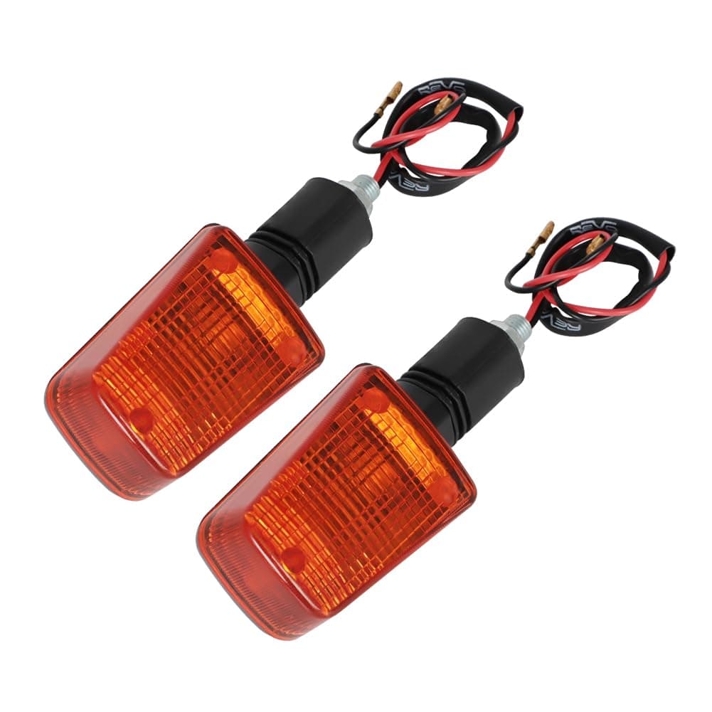 Motoparty Short-stem Turn Signals for Suzuki DR350 DR650 DR 125 200 250 350 650 GSXR 750 1100 with Good Durability and Waterproof Performance