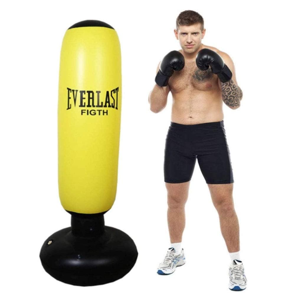 Punch bag Free Standing Boxing Target Inflatable Punching Bag Heavy Duty Boxing Bags Excellent Stand Tower Bag Tumbler Column Sandbag With Foot Air Pump