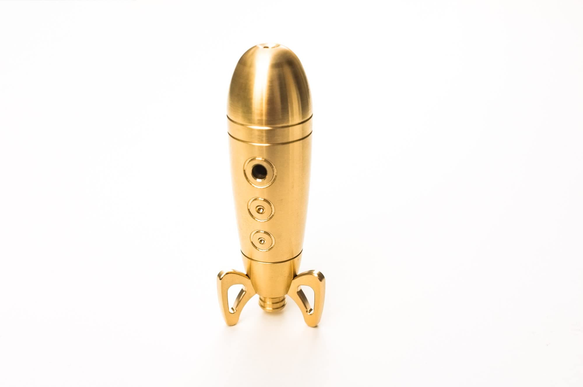 Brass Rocket 2.0 - Most Unique and All Brass 5.2oz of Precisely Machined Brass, Made in Hawaii