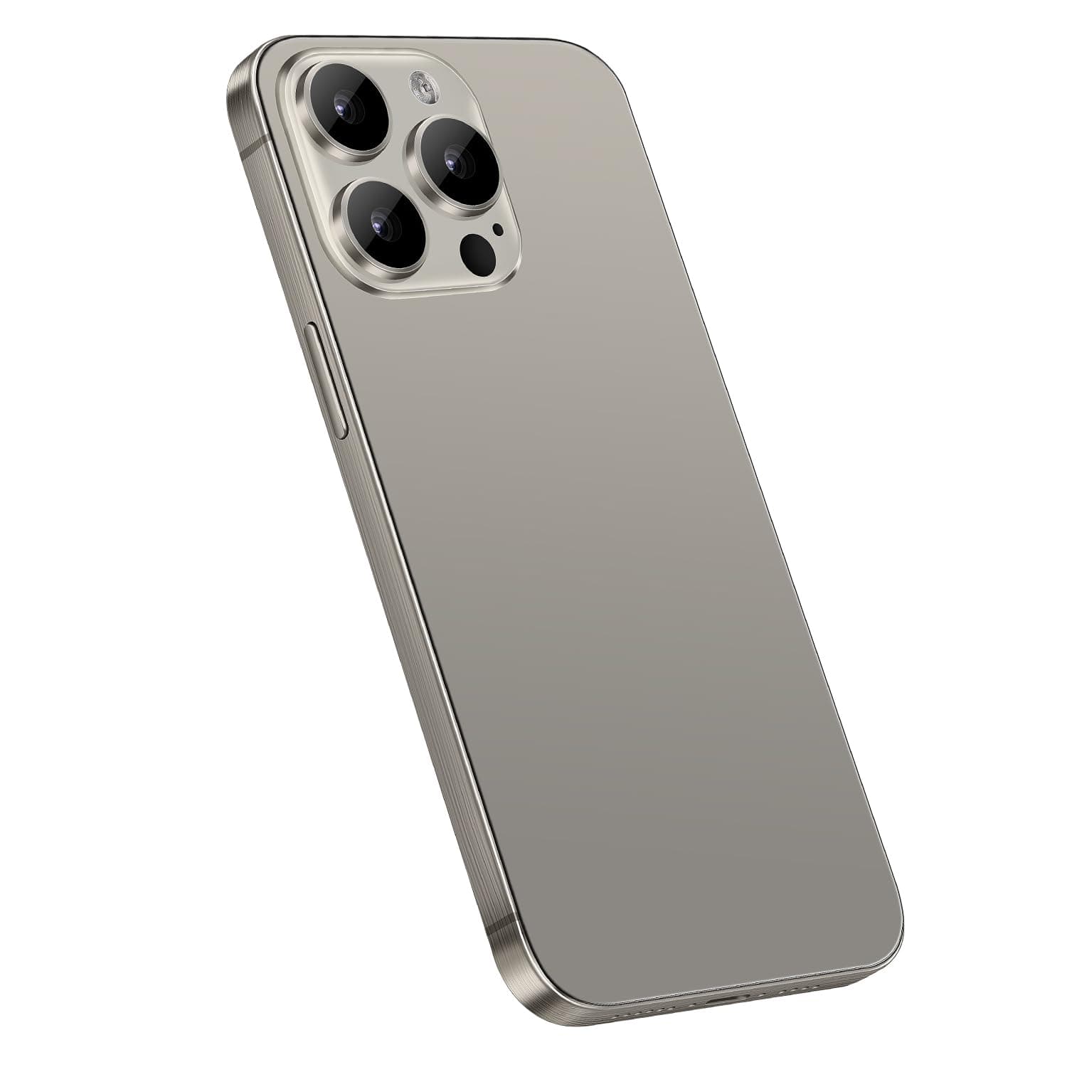 FufoneUS Fake Dummy Phone, Titanium, Compatible with Phone 15 Pro Max, Plastic, Case Type: Shell, Special Feature: Card Slot