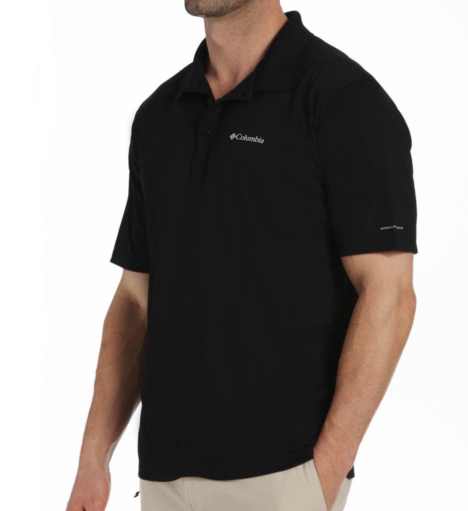 Columbia Men's Zero Rules Polo Shirt, Black, X-Large