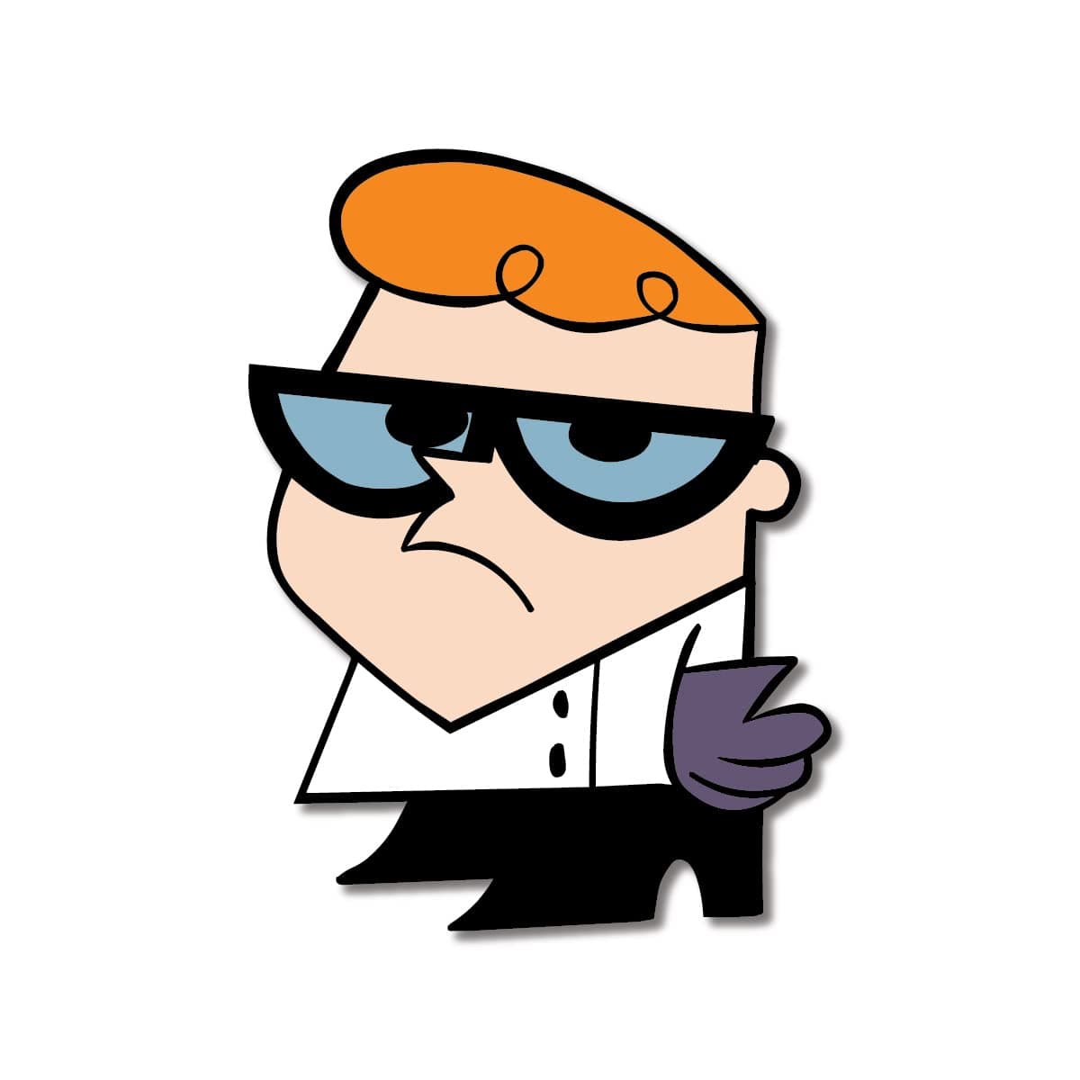 Bhai Please Dexter Laboratory Wooden Fridge Magnet | Fun Comic Character Gift and Decoration | Non Slippy Shiny Fridge Magnets with Eligant Design (Pack of 1)