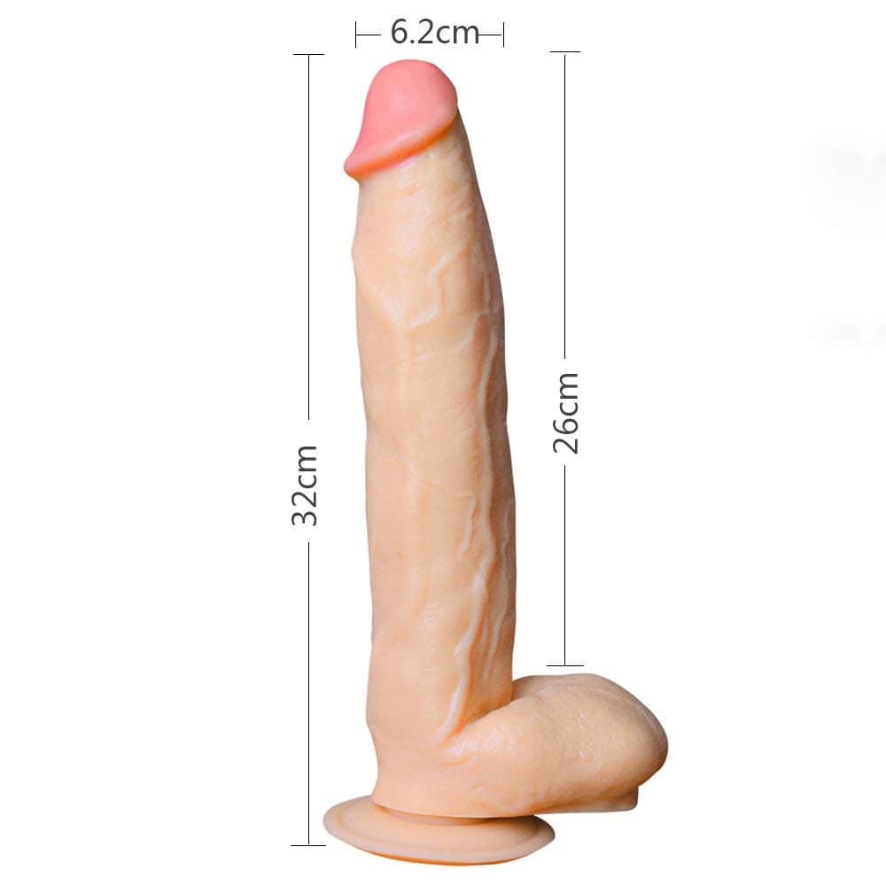 YTDJO Super Massage Adult for Women Mini Flexible Personal Massage with Suction Good Choice for Women (Color : Beige)
