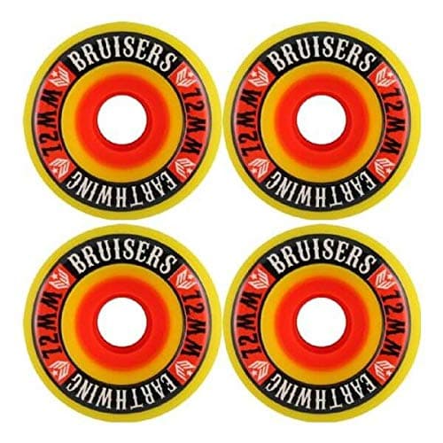 Earthwing Superballs Bruiser 72mm 87a Yellow Wheels (Set Of 4)