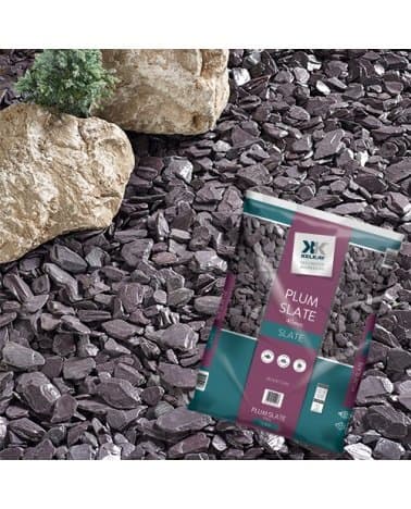 Online Garden Centre Kelkay Plum Slate Chippings Large Pack
