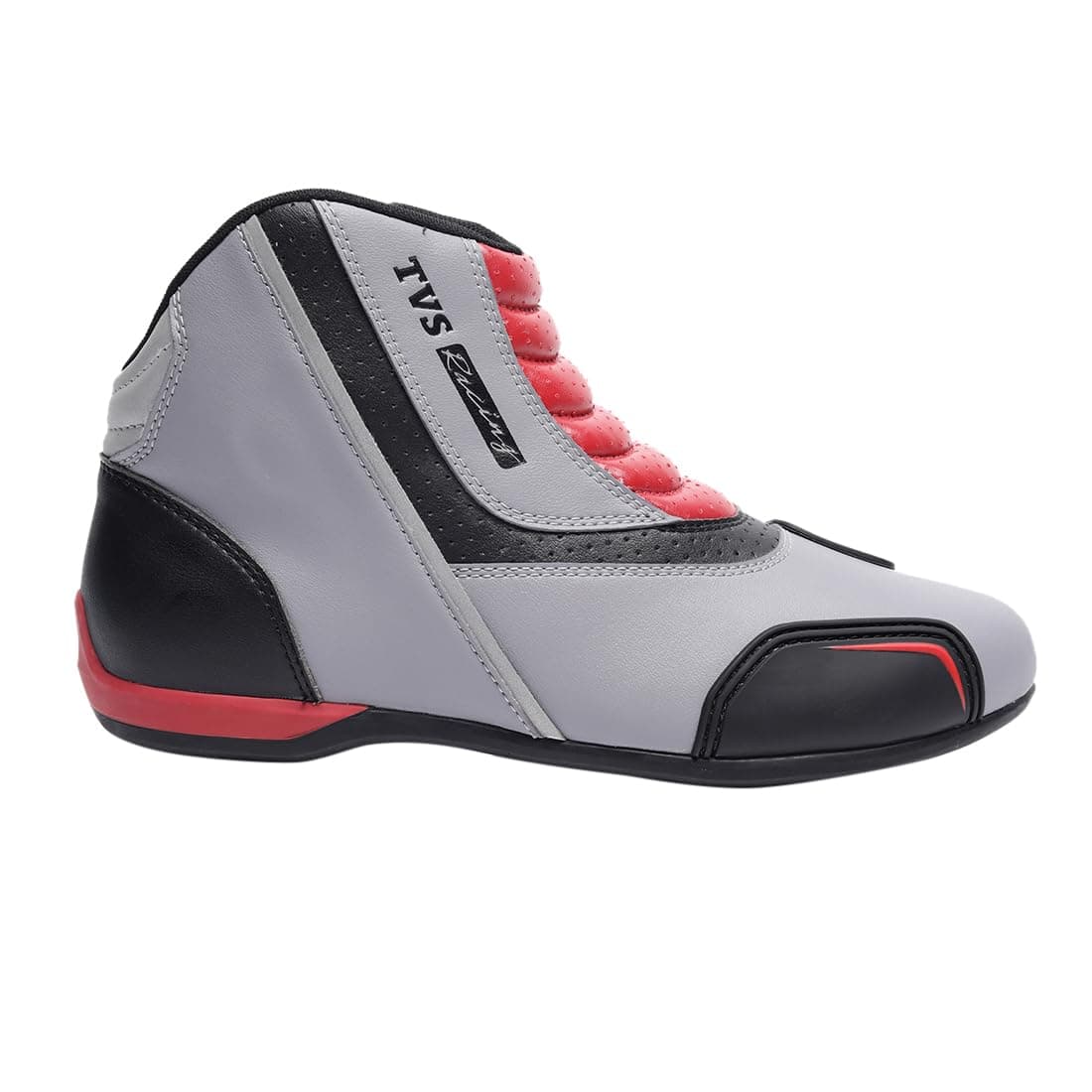 Racing Ankle Length Slip-On Riding Boots for Men:Waterproof Riding Shoes with Reflective Panel