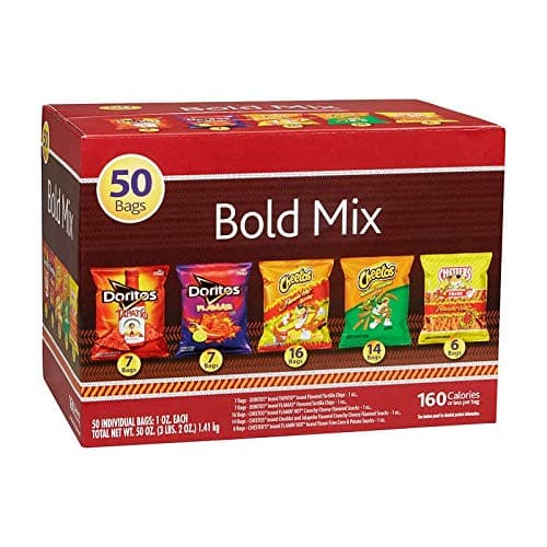 Frito-Lay - Tim's - Hawaiian Potato and Corn Chips - Variety Bulk Packs (Frito-Lay Bold Mix, Variety Pack, 1 oz, 50 ct)