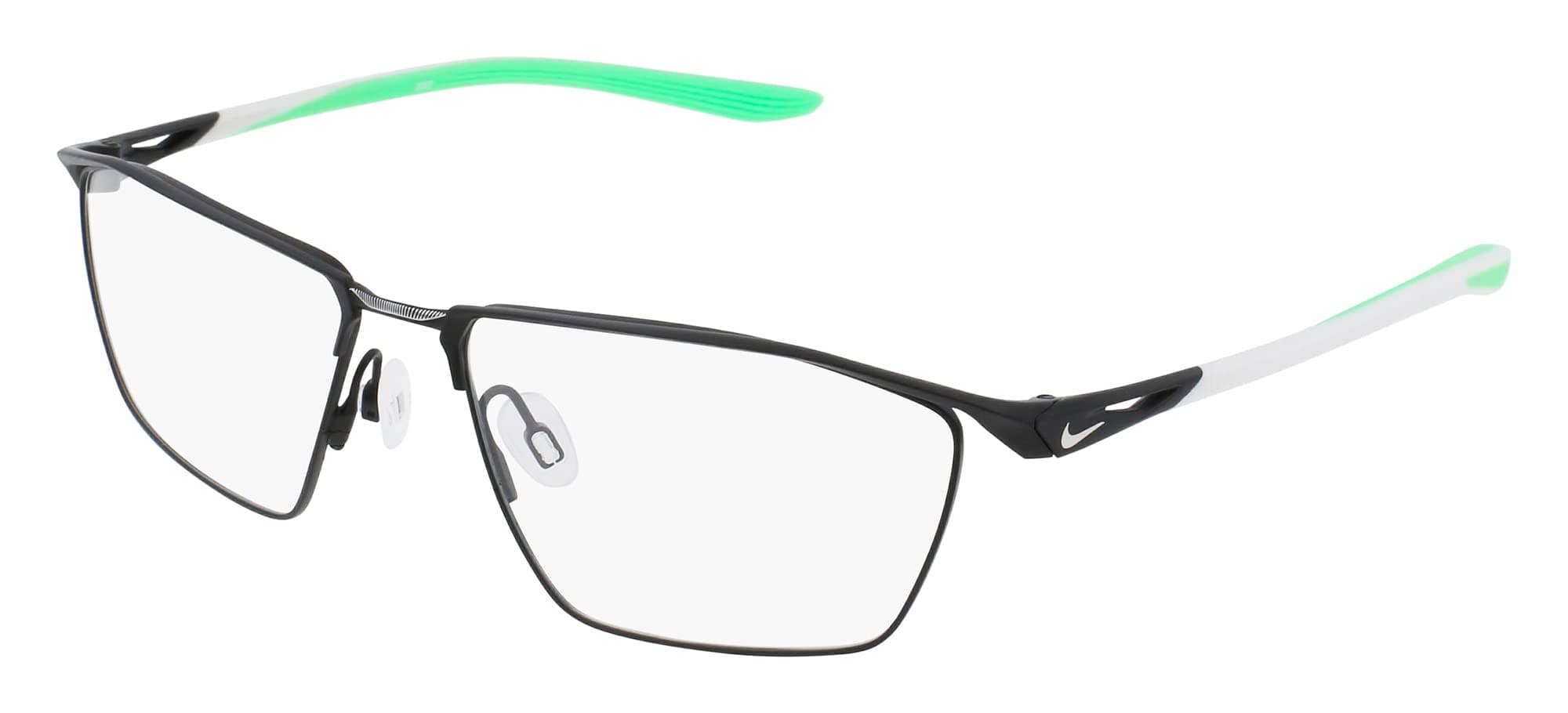 NIKE 4312 unisex Eyewear Frames BLACK WHITE 57/16/140