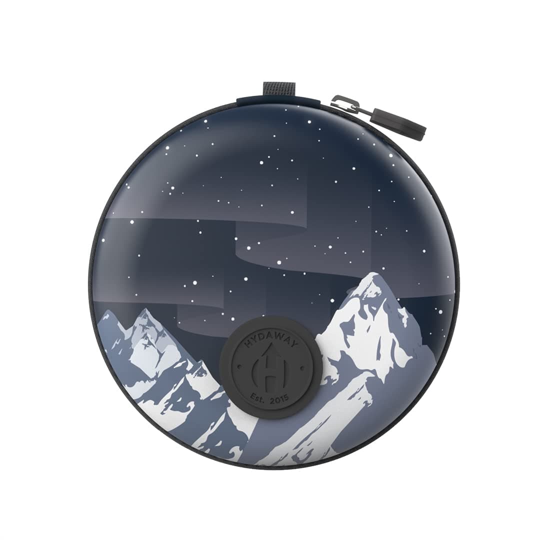 HYDAWAY Travel Case for Collapsible Bottles, Bowls & Cups - Protective Storage with Carabiner Clip - Durable, Water-Resistant, TSA-Friendly