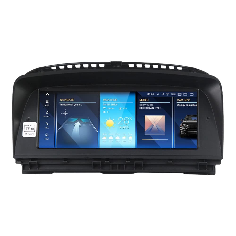 Qualcomm Android 10 Car Radio Stereo 8.8 inch IPS Touch Screen 4GB 64GB Built-in Carplay for BMW 7 Series E65 E66 2001~2008 MASK CCC System