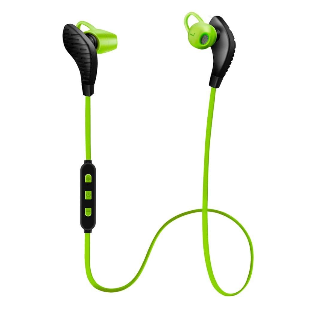 Bluetooth Headphones,EarTime Lightweight Wireless V4.1 Sport Stereo In-Ear Noise Cancelling Earphone for iPhone 7 Samsung Galaxy S7 LG and Android Phones (Green)