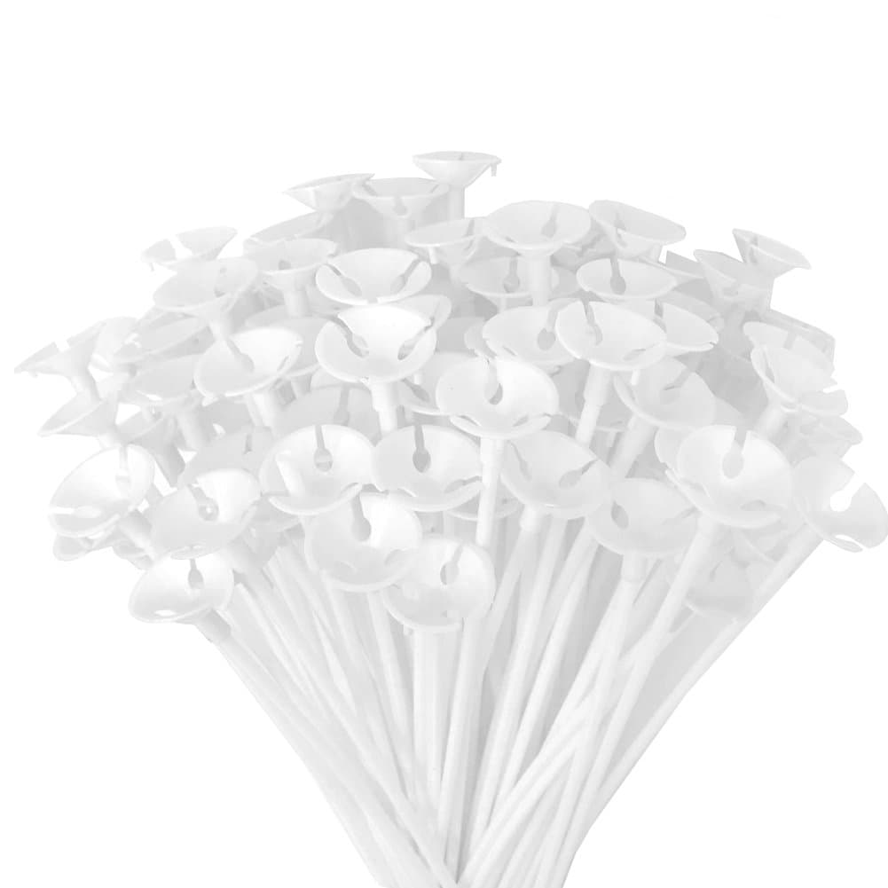 Balloon Sticks - 100Pcs Balloon Stick and Cup for Party Wedding