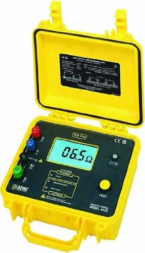 AEMC 4620 4-Point Ground Resistance Tester Kit, 2000 Ohms Resistance, 10mA Current with 150' Leads by AEMC