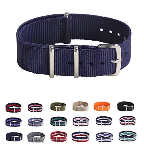 OWNITOW Premium NATO Watch Bands, Nylon Straps Width 16mm 18mm 20mm 22mm 24mm