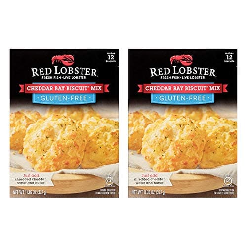 Red Lobster Biscuit Mix 11.36 oz (Gluten-Free Cheddar Bay Biscuit) 2-pack